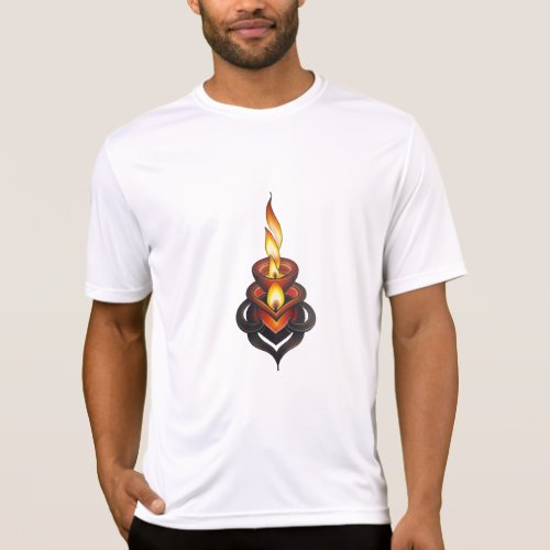 Tiered Hearts Aflame T_Shirt