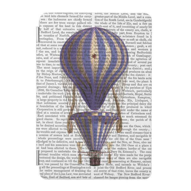 Tiered Hot Air Balloon Blue iPad Mini Cover (Front)