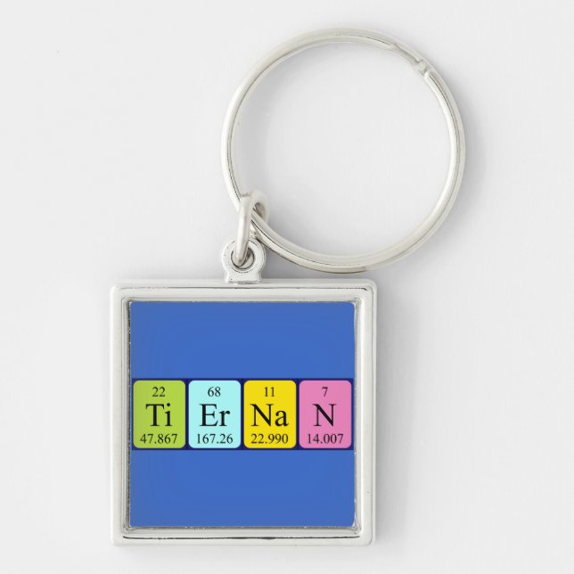 Tiernan periodic table name keyring (Front)