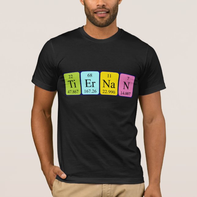Tiernan periodic table name shirt (Front)