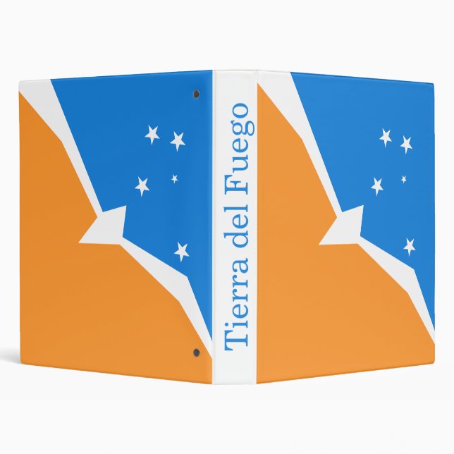 Tierra del Fuego 3 Ring Binder (Background)