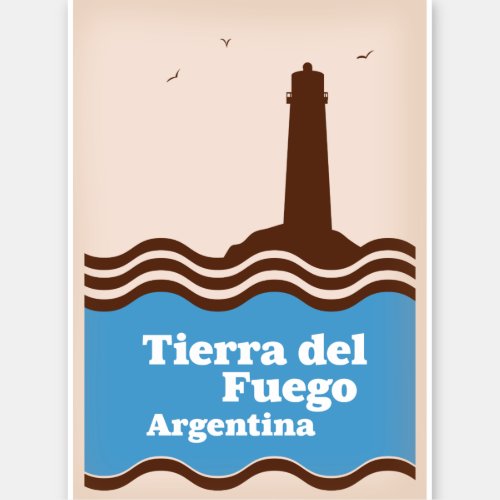 Tierra del Fuego Argentina Les Eclaireurs Sticker