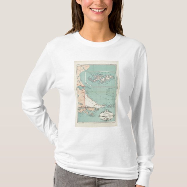 Tierra del Fuego, Islas Malvinas, Argentina T-Shirt (Front)