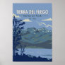 Tierra Del Fuego National Park Argentina Vintage Poster