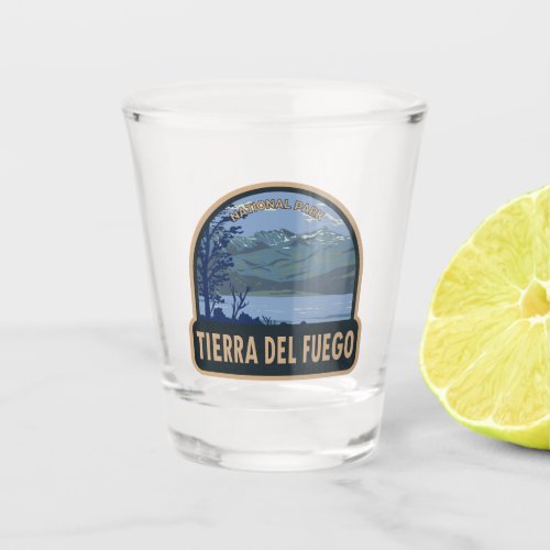 Tierra Del Fuego National Park Argentina Vintage Shot Glass