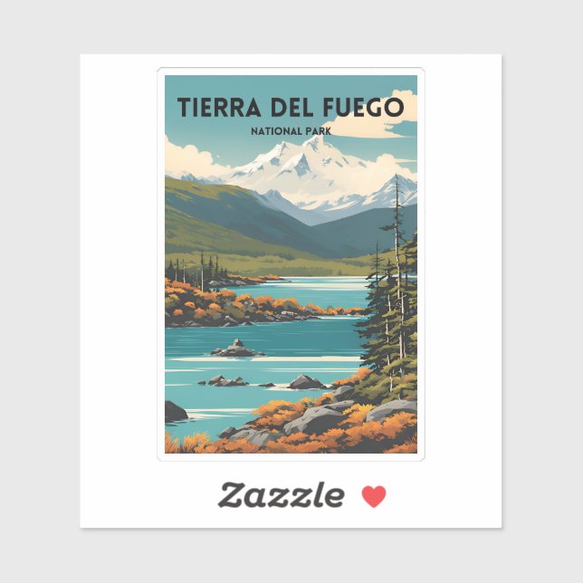 Tierra del Fuego National Park Sticker (Sheet)