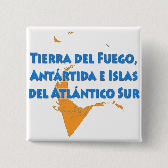 Tierra del Fuego Province Pinback Button (Front)