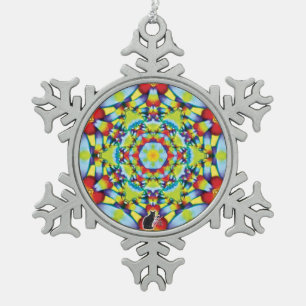 Tiers Kaleidoscope Snowflake Ornament