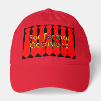 Ties For Formal Occasions Red Novelty Hat