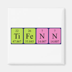 Tifenn periodic table name magnet
