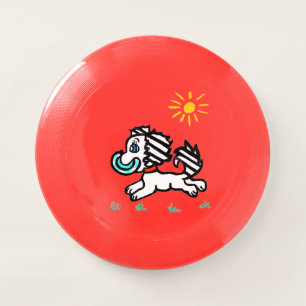 Tiffany and her Frisbee