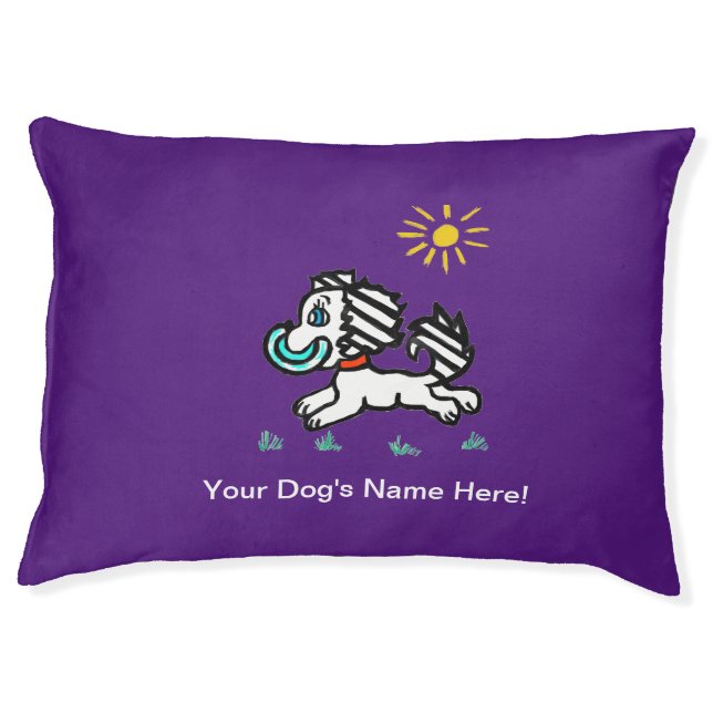 Tiffany and her Frisbee Pet Bed (Front)