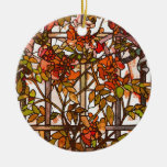 Tiffany Art Nouveau Stained Glass Ornament