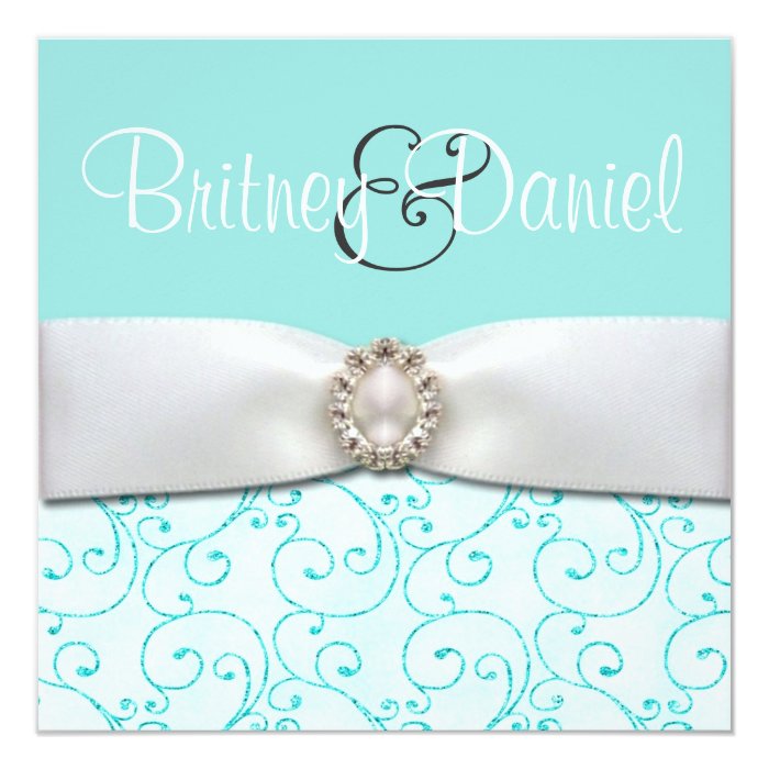 Wedding Invitations Tiffany Blue 2