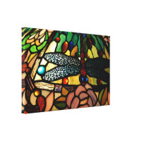 A Beautiful View -- Louis Comfort Tiffany Stained Glass Window Mousepad  Coaster Set