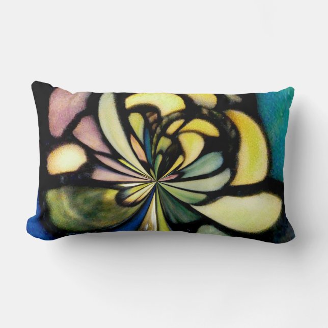 Tiffany Flow Lumbar Pillow (Front)