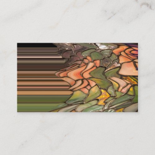 Tiffany Glass Business Card