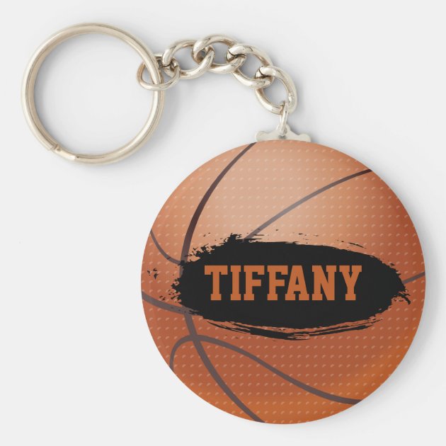 tiffany basketball keyring