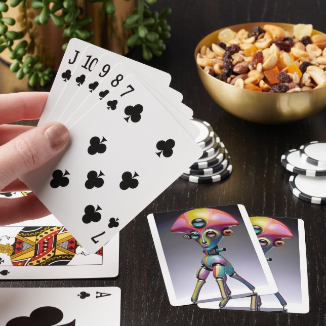Tiffany Imp Ken Gage Pop Surrealism Poker Cards (In Situ)