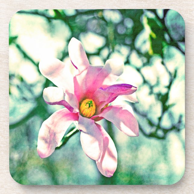 Tiffany Magnolia Drink Coaster (Front)