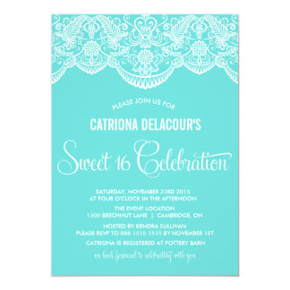 Tiffany Sweet 16 Invitations 8