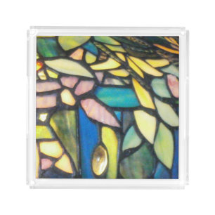 Tiffany Mosaic Acrylic Tray