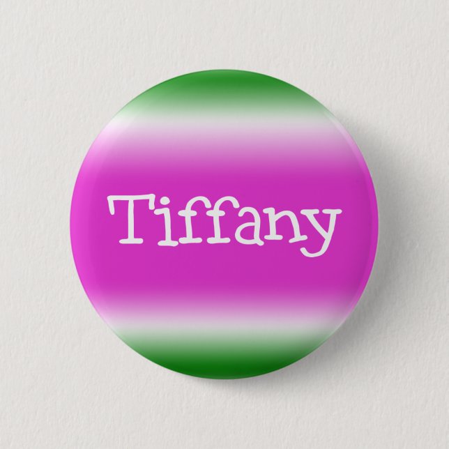Tiffany Pinback Button (Front)