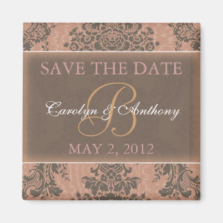 Tiffany Pink Elegant SAVE THE DATE Magnet