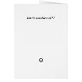 Tiffany Stained Glass Card (Back)