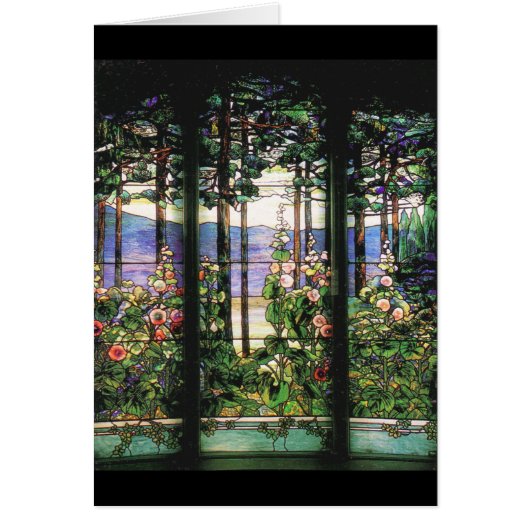 Tiffany Stained Glass Card (Front)