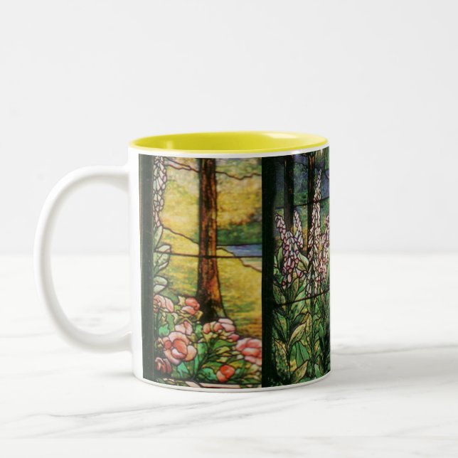 Tiffany Stained Glass Garden Mug (Left)
