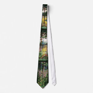 Tiffany Stained Glass Garden Tie