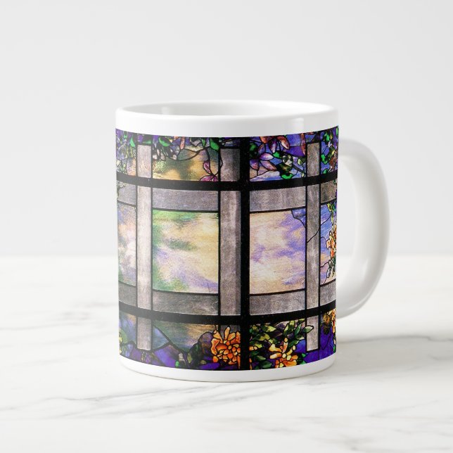 Tiffany Stained Glass Jumbo Mug (Front Right)