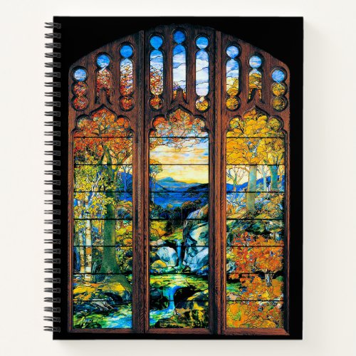 Tiffany Stained Glass Window Notebook