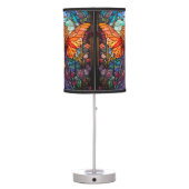 Tiffany Style Stained Glass Magical Fairy Table Lamp (Back)