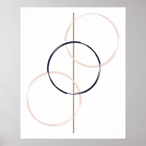 Tiffany Styles Minimalist Abstract Circles Print
