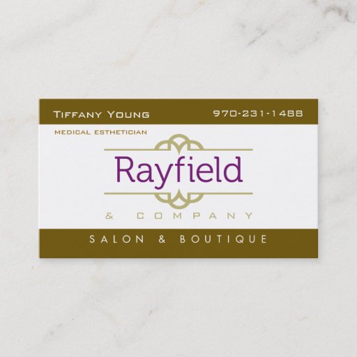 Customizable Tiffany Young Business Card