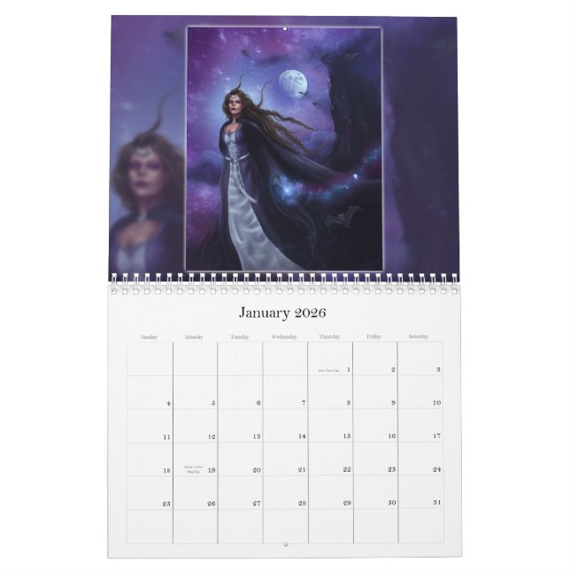 Tiffany's Realm Fantasy Calendar (Jan 2026)