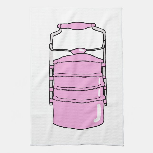 Tiffin Carrier Kitchen Towel (Vertical)