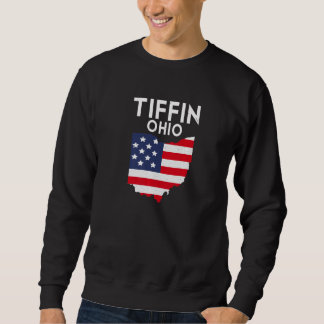 Tiffin Ohio USA State America Travel Ohioan Premiu Sweatshirt