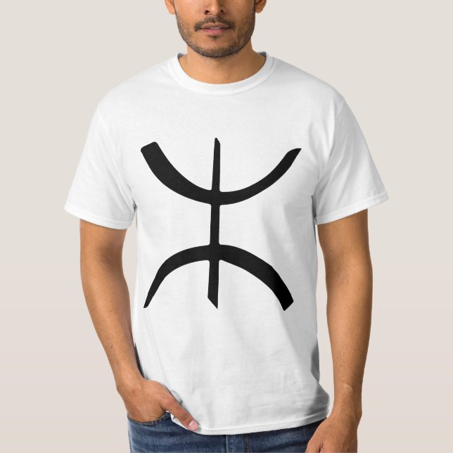 Tifinagh t-shirt letter Z (ⵣ) (Front)