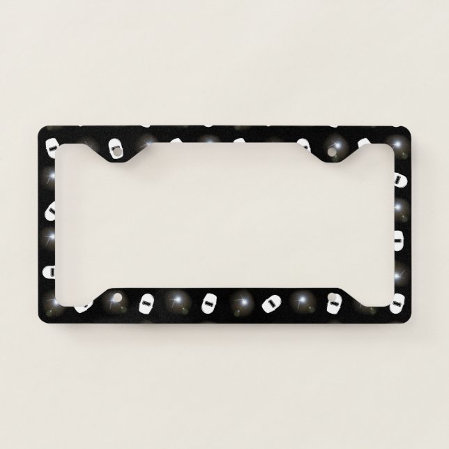 TIG Welding Pattern License Plate Frame (Front)