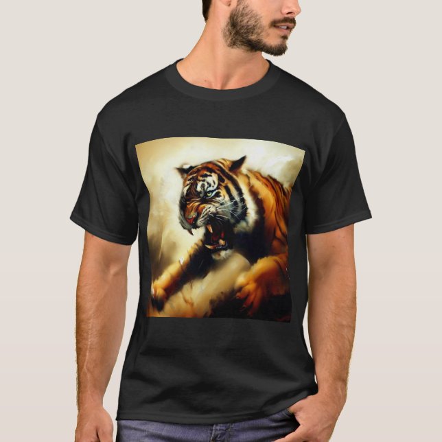 Tiger (14) Wild Cat  T-Shirt (Front)