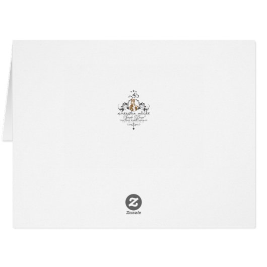 Tiger 1 - Greeting Card (Back Horizontal)