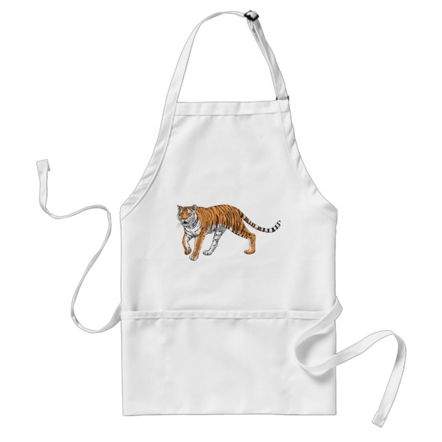 Tiger 2 adult apron (Front)