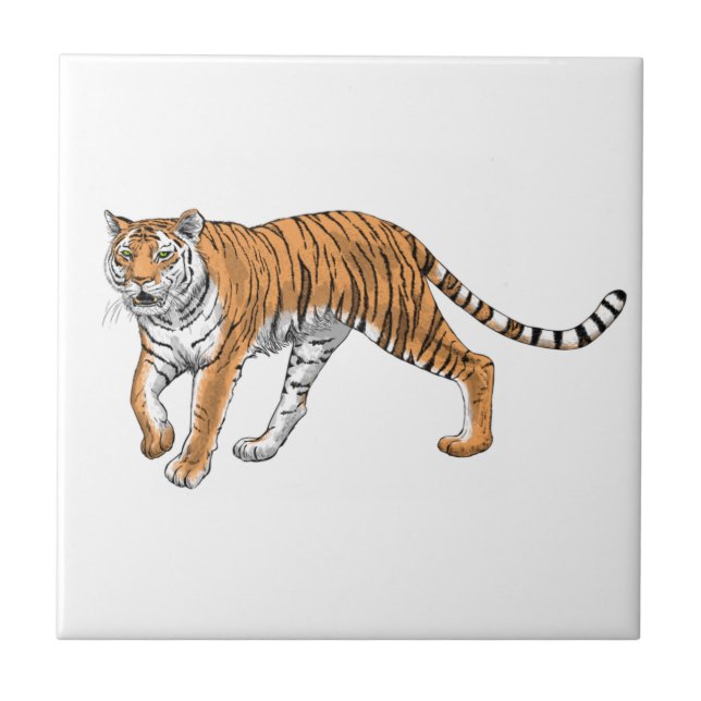 Tiger 2 ceramic tile (Front)