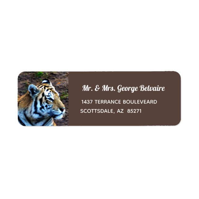 Tiger 2 Return Address Label (Front)