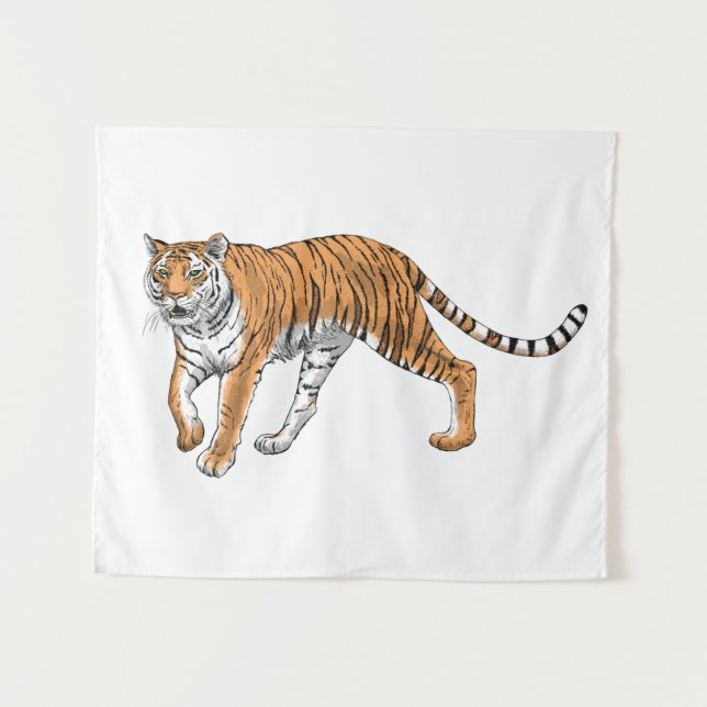 Tiger 2 tapestry (Front (Horizontal))