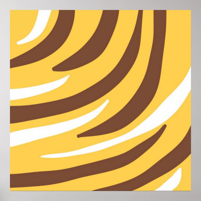 tiger abstract art poster (Front)