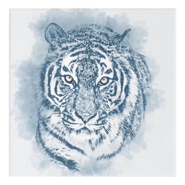 tiger acrylic print (Front)